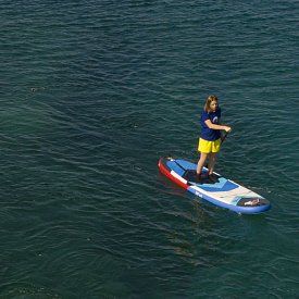 SUP F2 PEAK WINDSURF 10'8 BLUE - aufblasbares Stand Up Paddle Board, Windsurfboard