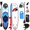 SUP F2 PEAK WINDSURF 10'8 BLUE - aufblasbares Stand Up Paddle Board, Windsurfboard
