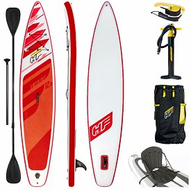 SUP HYDRO FORCE FASTBLAST TECH 12'6 mit Paddel- aufblasbares Stand Up Paddle Board