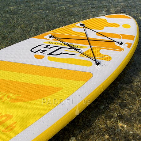 SUP HYDRO FORCE AQUA CRUISER TECH 10'6 mit Paddel - aufblasbares Stand Up Paddle Board