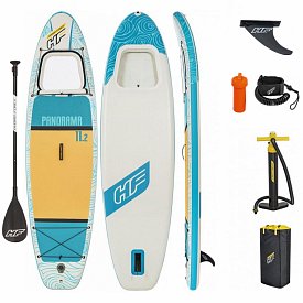 SUP HYDRO FORCE PANORAMA 11'2 mit Paddel - aufblasbares Stand Up Paddle Board