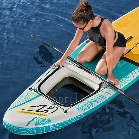 SUP HYDRO FORCE PANORAMA 11'2 mit Paddel - aufblasbares Stand Up Paddle Board