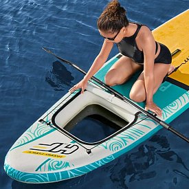 SUP HYDRO FORCE PANORAMA 11'2 mit Paddel - aufblasbares Stand Up Paddle Board