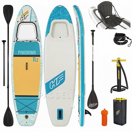 SUP HYDRO FORCE PANORAMA 11'2 mit Paddel - aufblasbares Stand Up Paddle Board