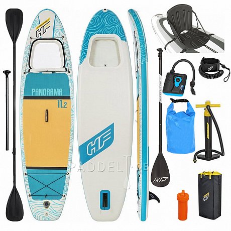 SUP HYDRO FORCE PANORAMA 11'2 mit Paddel - aufblasbares Stand Up Paddle Board