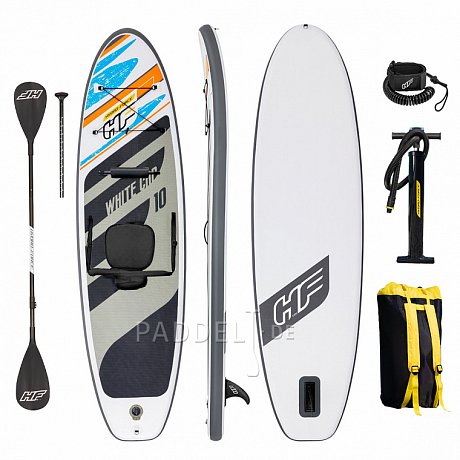 SUP HYDRO FORCE WHITE CAP COMBO 10'0 Set mit Paddel- aufblasbares Stand Up Paddle Board