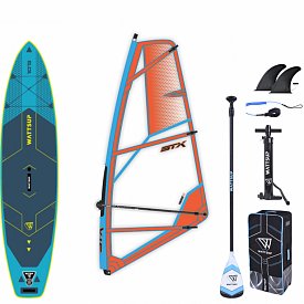 SUP WATTSUP  MAKO 10'5'' WINDSUP mit Paddel incl. Segel - aufblasbares Stand Up Paddle Board