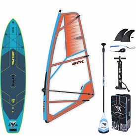 SUP WATTSUP  MAKO 10'5'' WINDSUP mit Paddel incl. Segel - aufblasbares Stand Up Paddle Board