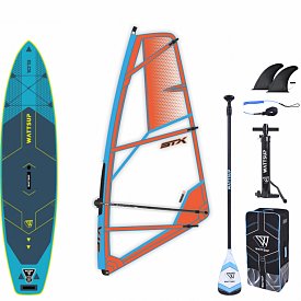 SUP WATTSUP  MAKO 10'5'' WINDSUP mit Paddel incl. Segel - aufblasbares Stand Up Paddle Board