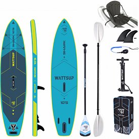 SUP WATTSUP  MAKO 10'5'' WINDSUP mit Paddel - aufblasbares Stand Up Paddle Board