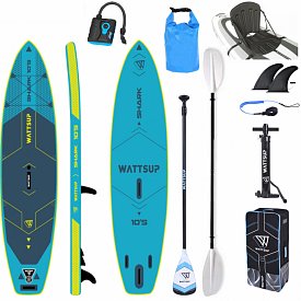 SUP WATTSUP  MAKO 10'5'' WINDSUP mit Paddel - aufblasbares Stand Up Paddle Board