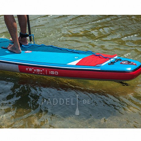 SUP STARBOARD  11'2 x 31'' x 5.5'' iGO ZEN SC mit Paddel - aufblasbares Stand Up Paddle Board