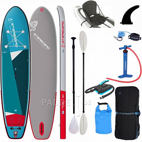 SUP STARBOARD  11'2 x 31'' x 5.5'' iGO ZEN SC mit Paddel - aufblasbares Stand Up Paddle Board