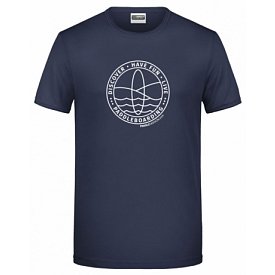 T-Shirt Herren PADDLEBOARDING STAMP NAVY Bio Baumwolle kurzarm