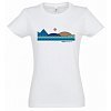 T-Shirt Damen PADDLEFASHION.COM WHITE Baumwolle kurzarm