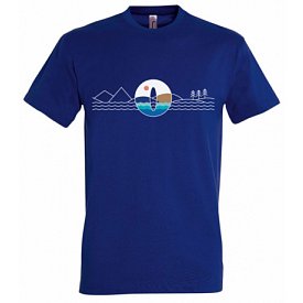 T-Shirt Herren PADDLEFASHION.COM BLUE Baumwolle kurzarm