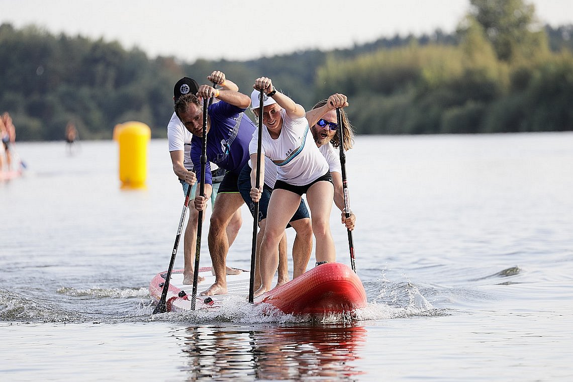 Tričko dámské PADDLEBOARDING WHITE lycra krátký rukáv