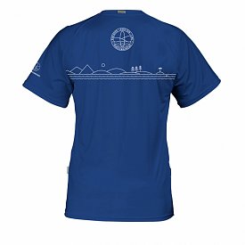 T-Shirt Herren PADDLEBOARDING BLUE lycra kurzarm