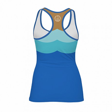 Damen Tank Top elastisch PADDLEBOARDING WAVE