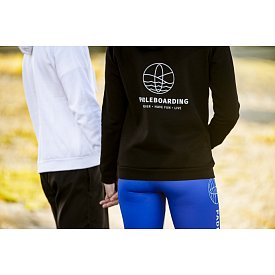 Hoodie Damen PADDLEBOARDING BLACK Baumwolle