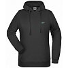 Hoodie Damen PADDLEBOARDING BLACK Baumwolle