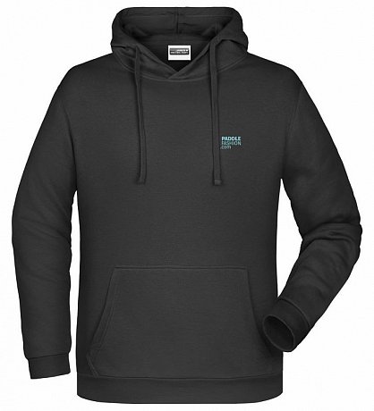 Hoodie Herren PADDLEBOARDING BLACK Baumwolle