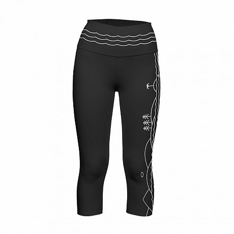 Leggins Damen ¾ PADDLEBOARDING BLACK