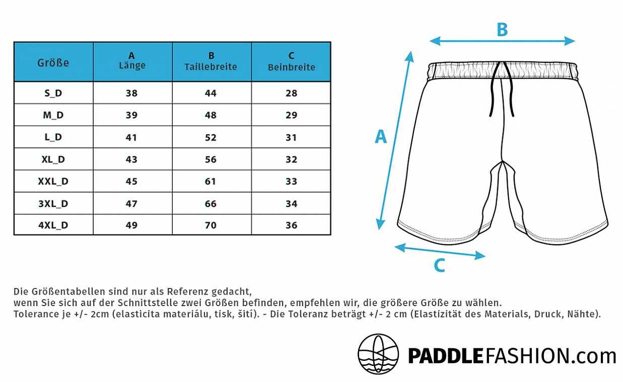 Shorts Damen PADDLEBOARDING WAVE lose