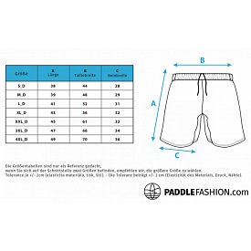 Loose Fit Shorts Damen PADDLEBOARDING WAVE