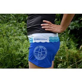 Shorts Damen elastisch PADDLEBOARDING BLUE