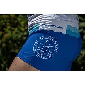 Shorts Damen elastisch PADDLEBOARDING BLUE