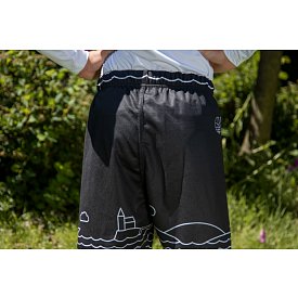 Loose Fit Shorts Herren PADDLEBOARDING BLACK