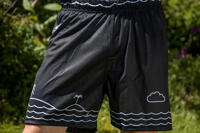 Loose Fit Shorts Herren PADDLEBOARDING BLACK