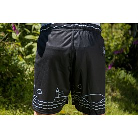 Loose Fit Shorts Herren PADDLEBOARDING BLACK