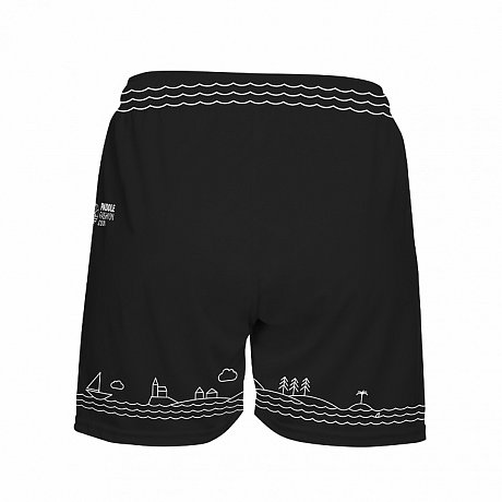 Loose Fit Shorts Damen PADDLEBOARDING BLACK