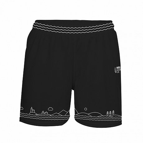 Loose Fit Shorts Damen PADDLEBOARDING BLACK