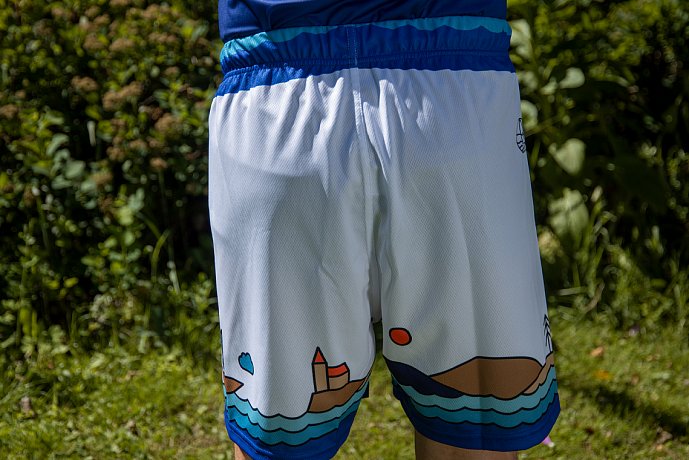 Loose Fit Shorts Herren PADDLEBOARDING WHITE