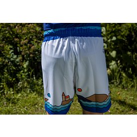 Loose Fit Shorts Herren PADDLEBOARDING WHITE