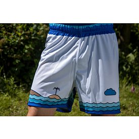 Loose Fit Shorts Herren PADDLEBOARDING WHITE