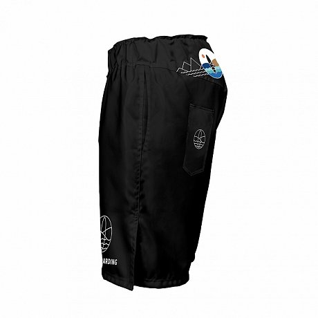 Shorts Herren MMA PADDLEBOARDING BLACK