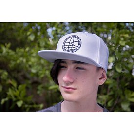 Snapback Cap PADDLEBOARDING white/gold Logo-Stamp