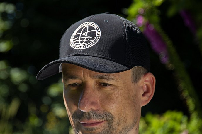 Cap PADDLEBOARDING BLACK/WHITE Logo-Stamp