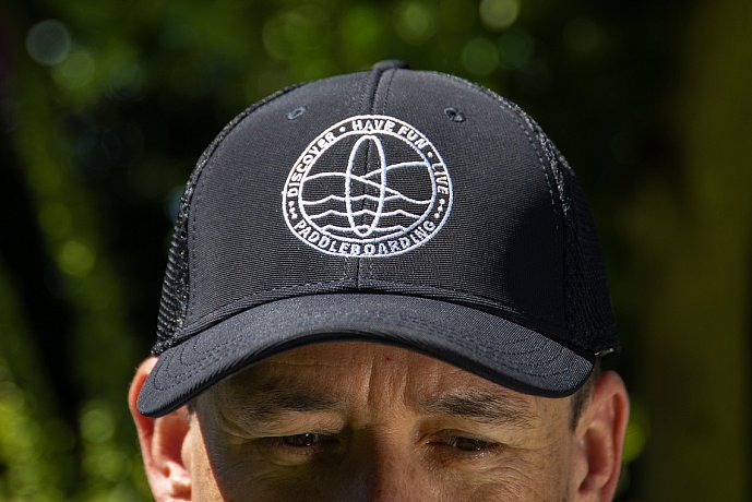 Cap PADDLEBOARDING BLACK/WHITE Logo-Stamp