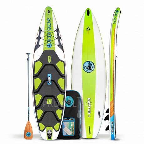 SUP BODY GLOVE Raptor+ 10'8 mit Paddel - aufblasbares Stand Up Paddle Board