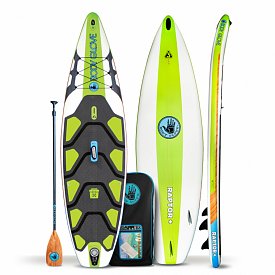 SUP BODY GLOVE Raptor+ 10'8 mit Paddel - aufblasbares Stand Up Paddle Board