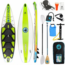 SUP BODY GLOVE Raptor+ 10'8 mit Paddel - aufblasbares Stand Up Paddle Board