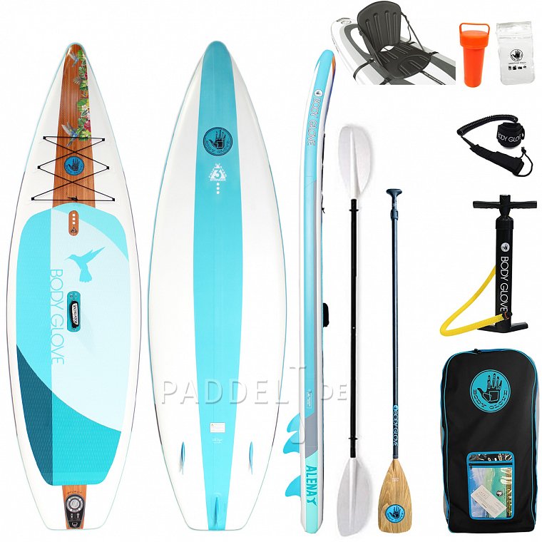 SUP BODY GLOVE Alena 10'6 mit Paddel - aufblasbares Stand Up Paddle Board