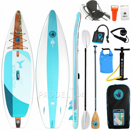 SUP BODY GLOVE Alena 10'6 mit Paddel - aufblasbares Stand Up Paddle Board