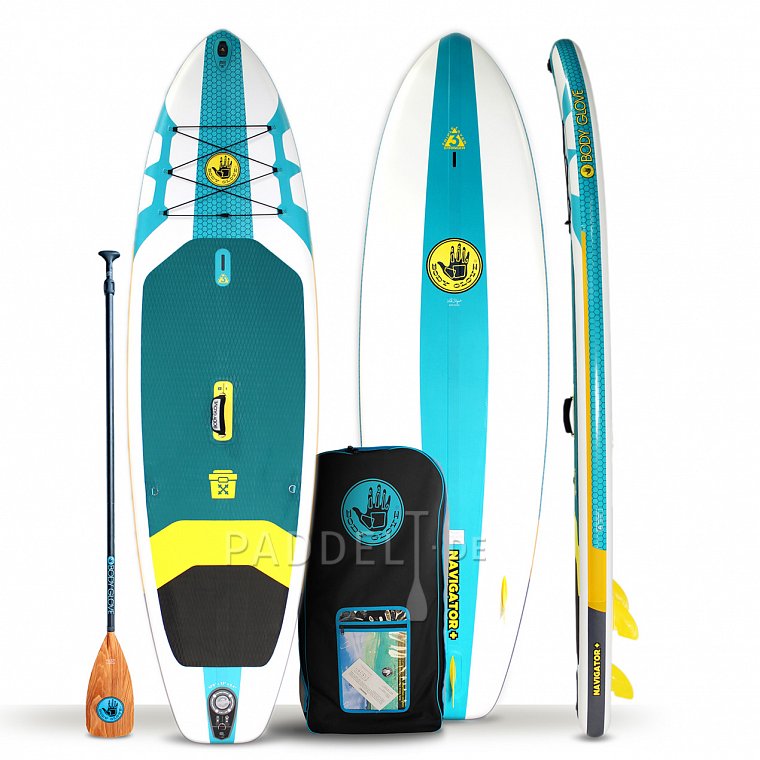 SUP BODY GLOVE Navigator+ 11'0 mit Paddel - aufblasbares Stand Up Paddle Board