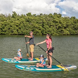 SUP BODY GLOVE Navigator+ 10'6'' mit Paddel - aufblasbares Stand Up Paddle Board